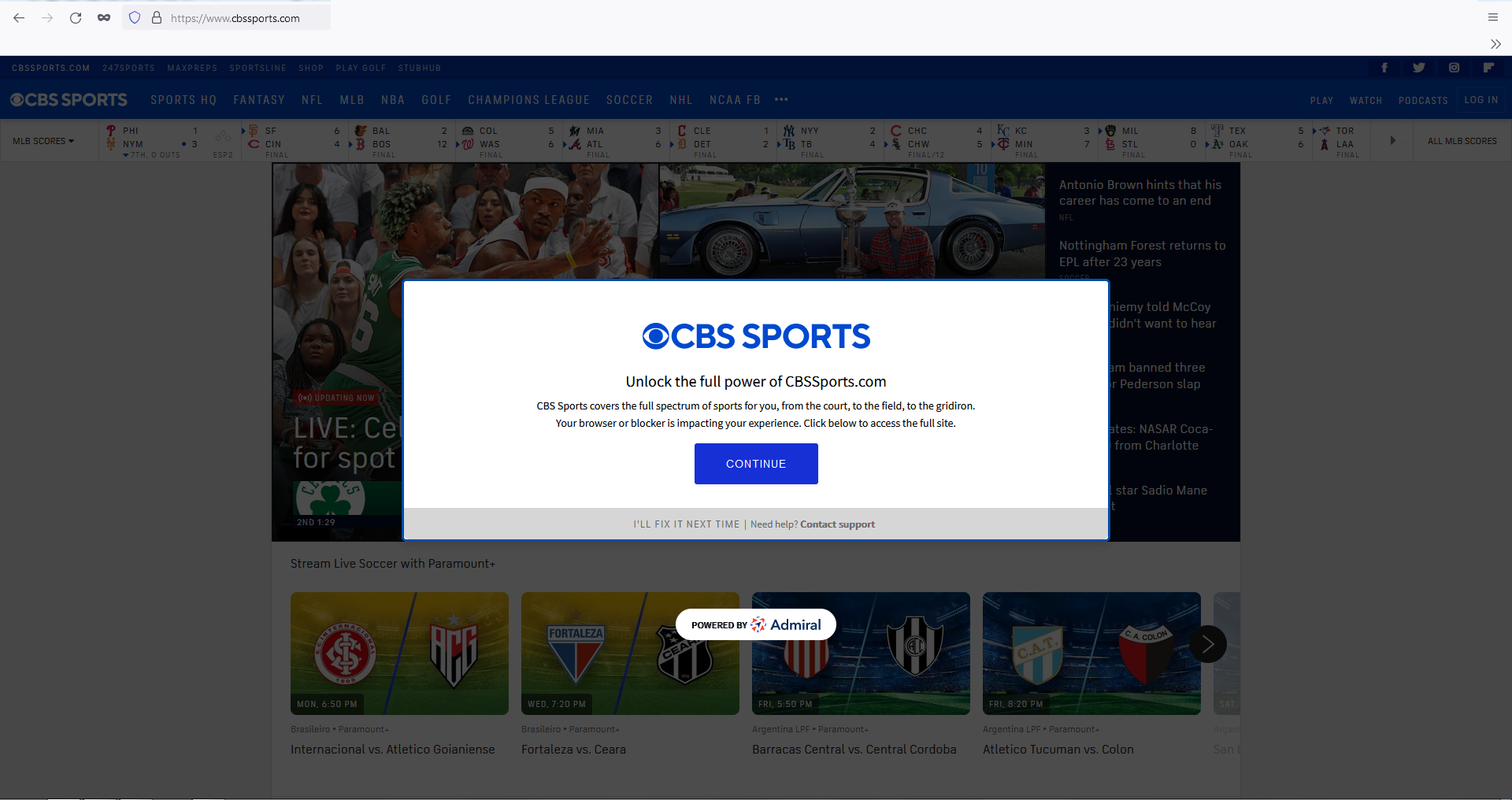 CBS Sports - ABR